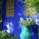 Bleu turquoise et bleu Majorelle