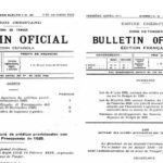 Bulletin officiel de la zone de Tanger