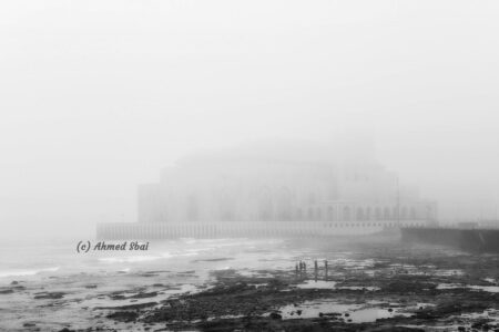 La mosquee Hassan II par un matin d'hiver