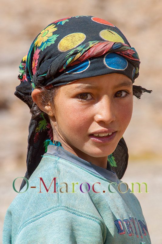 Jeune nomade Aït Hadiddou