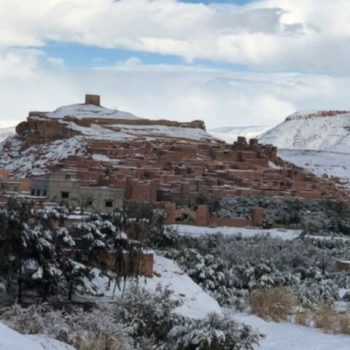 Ait ben haddou neige