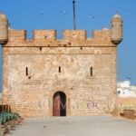 Vue de face l'entrée de la sqala fortifiée d'Essaouira