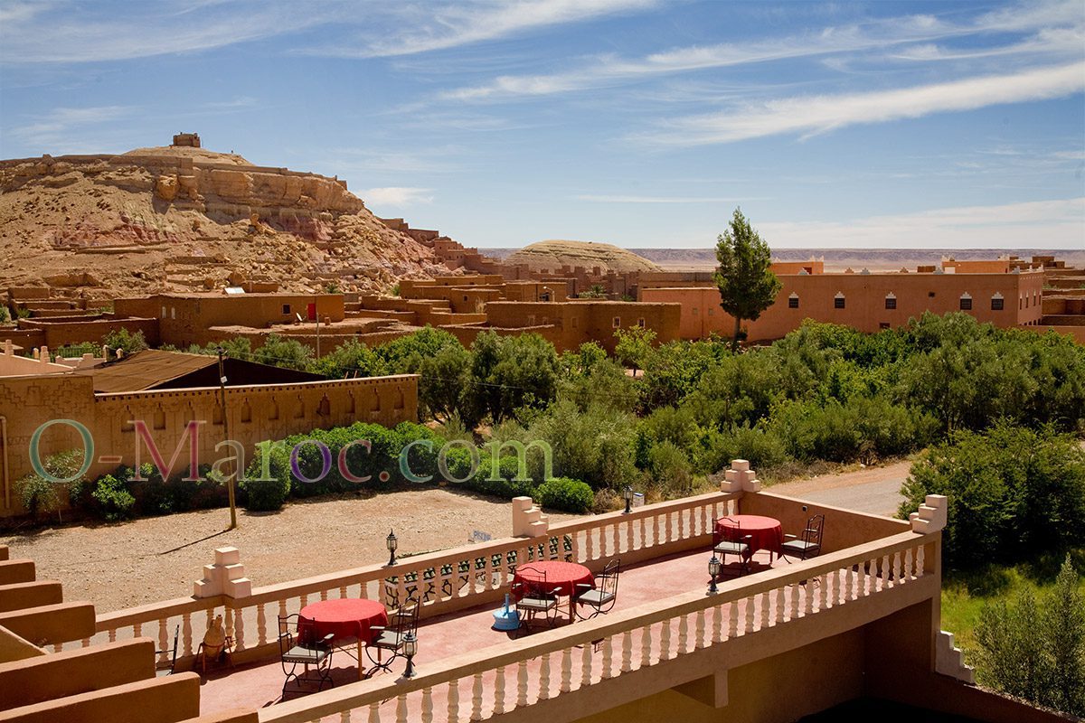 Vue sur le ksar d'Aït Ben Haddou