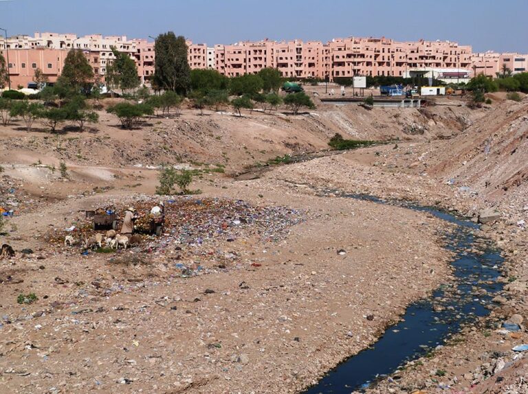 Pollution à marrakech