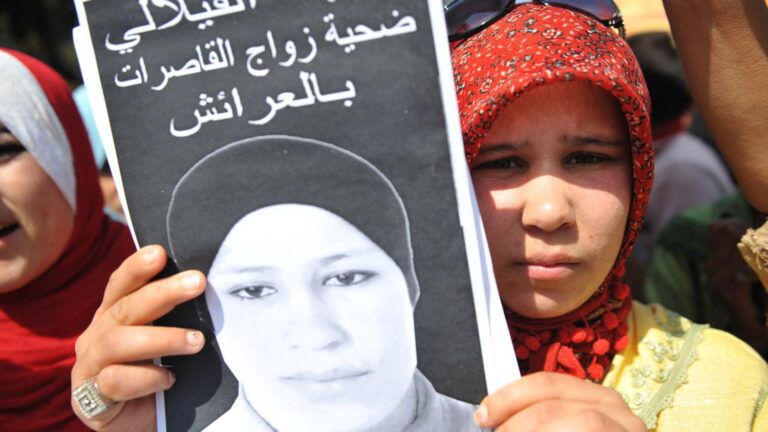 Manifestation pour Amina El Filali
