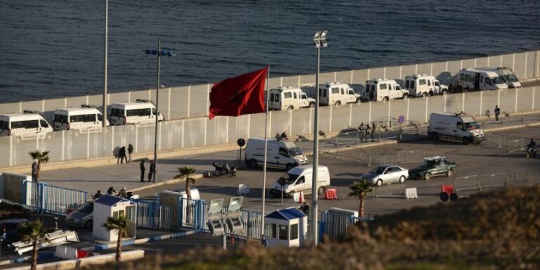 La frontière marocaine à Ceuta