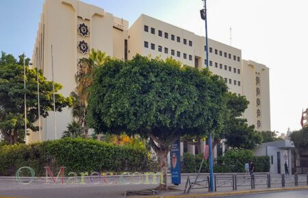 Façade de la wilaya de Zerktouni à Casablanca