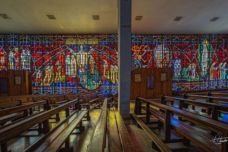 L'église Notre Dame de Lourdes à Casablanca