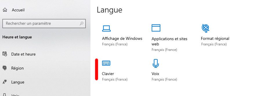 Installer langue arabe gerer clavier