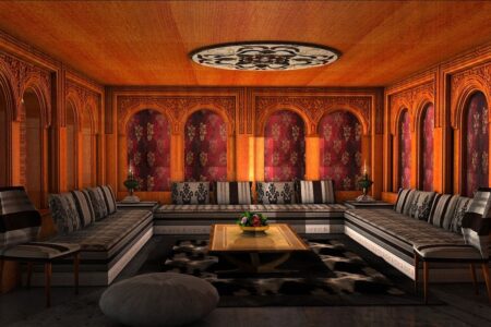 Salon marocain modernise