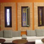 L'intérieur du café Majorelle