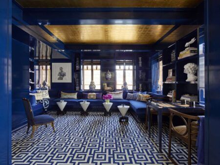 Piece d'étude dans un appartement new yorkais décoré par kelly behun