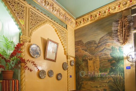 L'intérieur de la table de fès