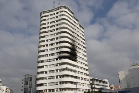 Incendie immeuble 17 etages