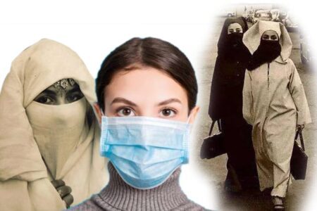 Différentes versions du masque et du hijab