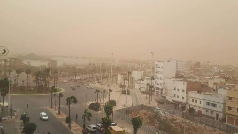 Tempête de sable sur Casablanca Casablanca sous le sable
