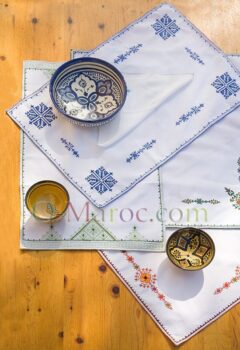 Assortment of Fez stitch napkins