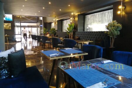 Salle du restaurant Ducasse à Casablanca