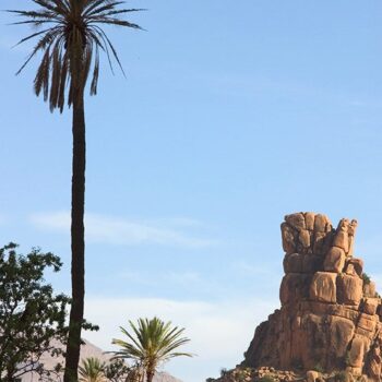 Agard'Oudad, la "phalange", près de Tafraoute