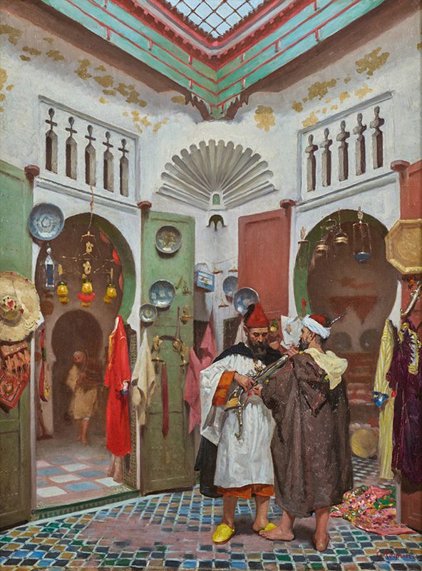 Chez les armuriers par Gustave Reynier