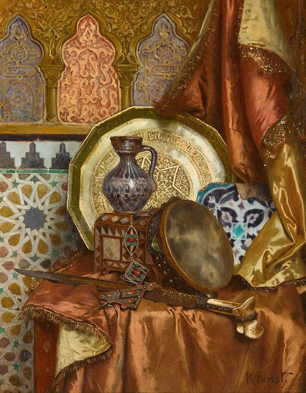 Nature morte avec des objets marocains - Rudolf Ernst