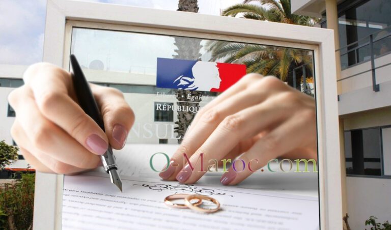 Signature contrat mariage consulat france