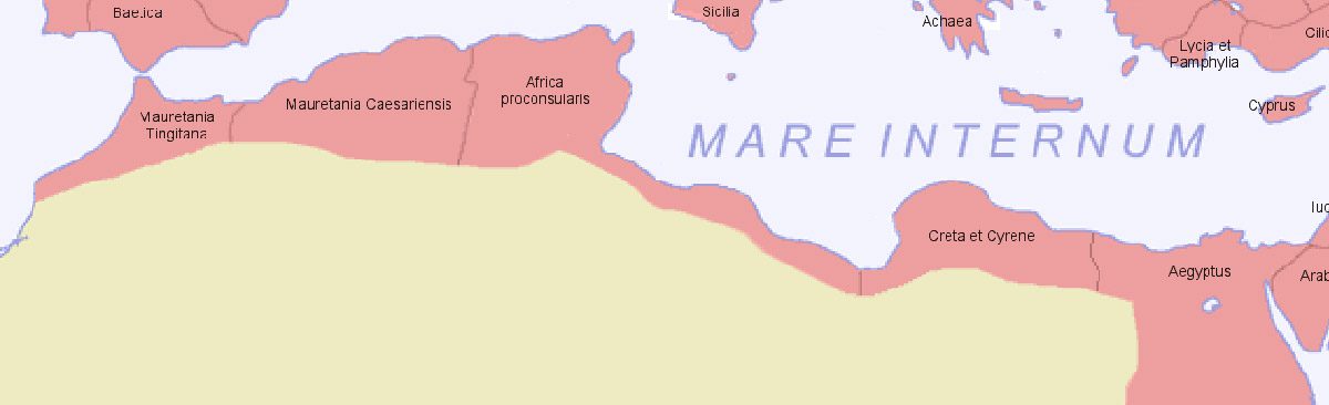 Provinces romaines en afrique