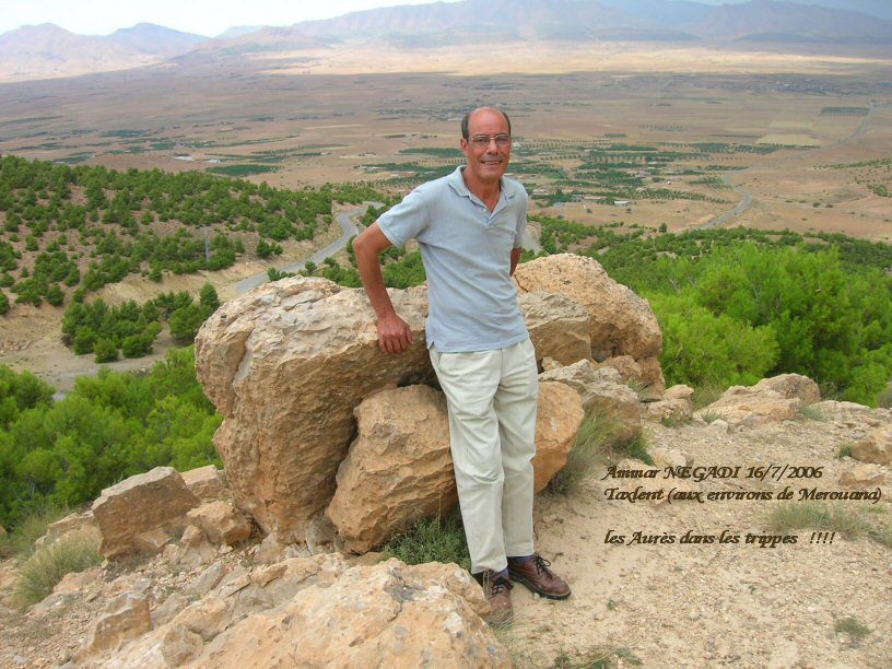 Ammar Negadi dans les montagnes algériennes en 2006