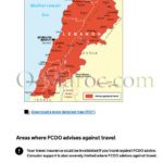 Foreign office travel advice Liban