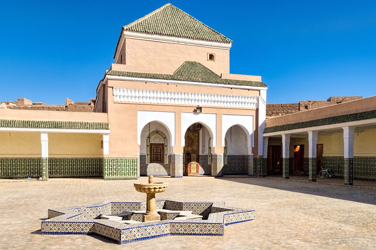 Cour zaouia tamegroute