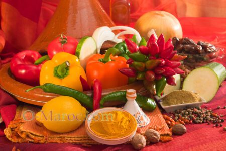 Ingredients pour tajine