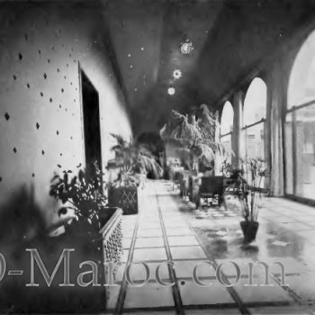 Galerie donnant sur le riad intérieur