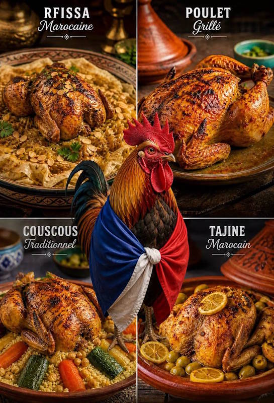 Poulet a la marocaine