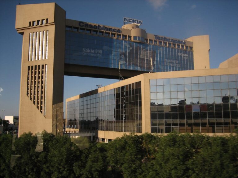Les bâtiments du Technopark de Casablanca
